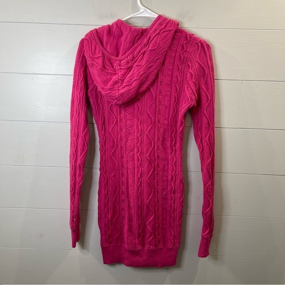 Coogi | RARE! Vintage Pink Long Lined Zip Up Sweater Size Medium - Picture 8 of 10